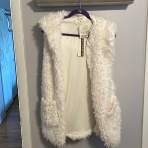 Faux jacket. Great for fall